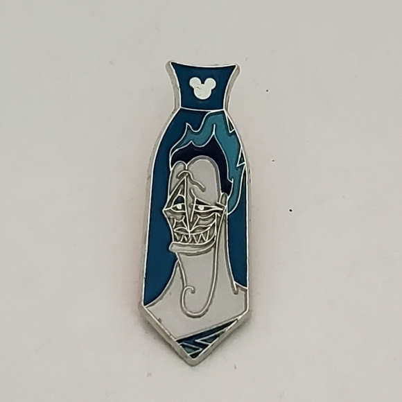 Disney Pin Trading Hades Villain Neckties Hercules Hidden Mickey Pin - Picture 1 of 3